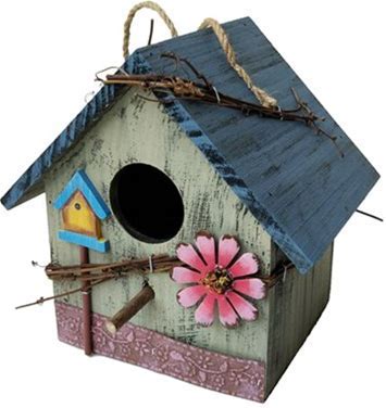 Gardirect Retro Painted Birdhouse